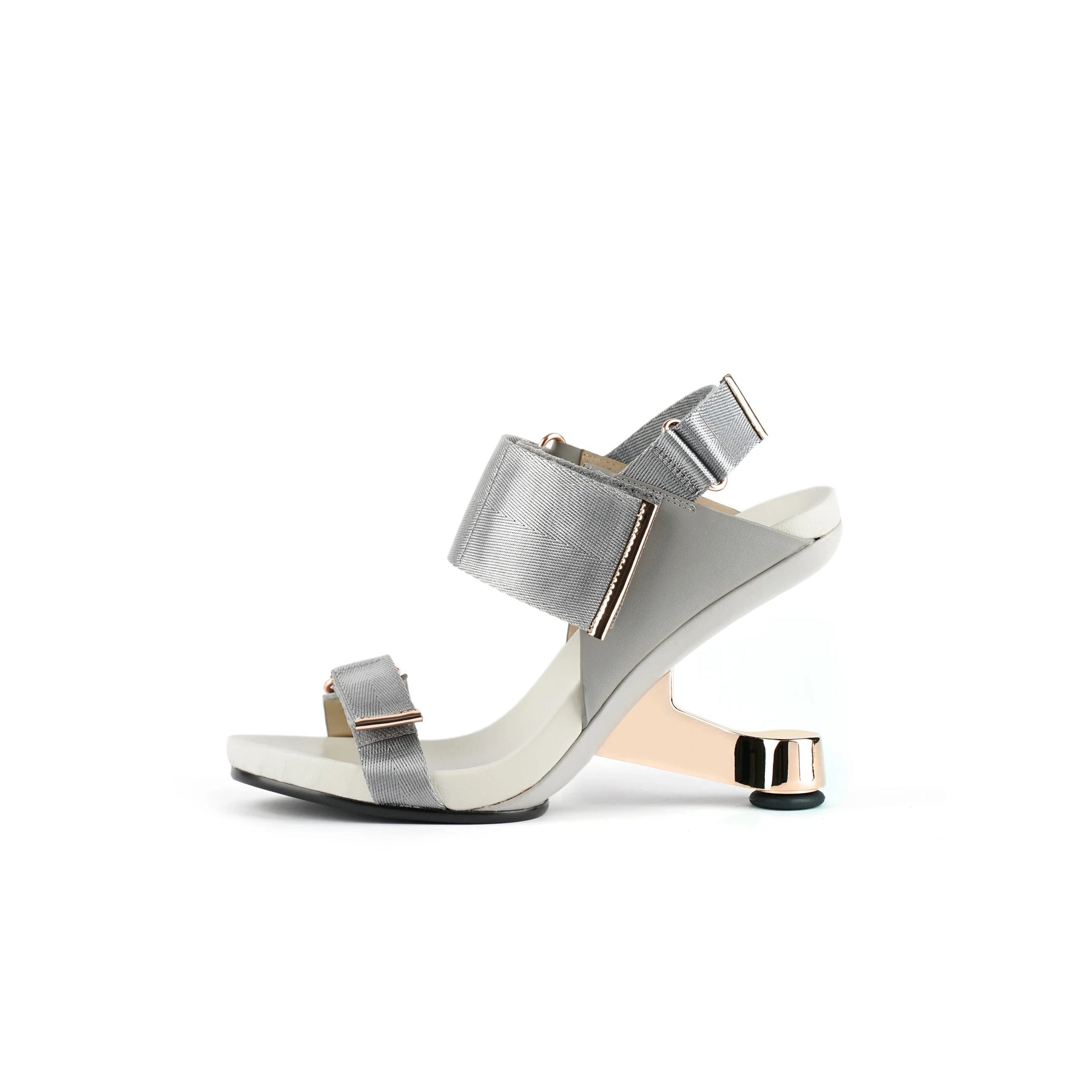 Futuristic Multi-Strap Heel-Less Sandals-7