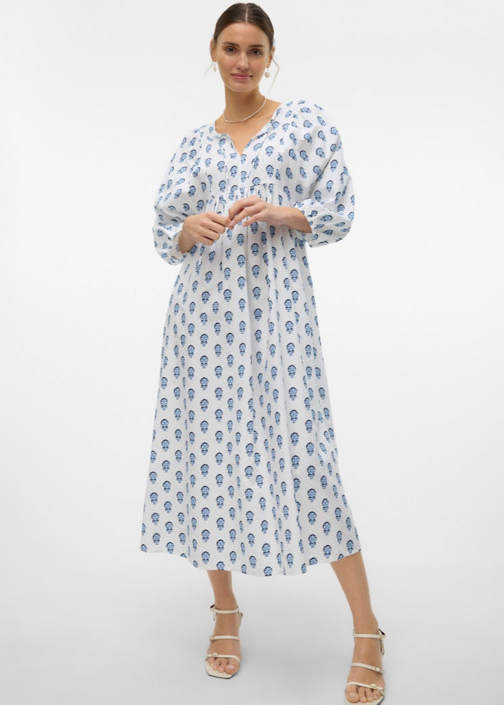 MYKONOS 3/4 TIE DRESS