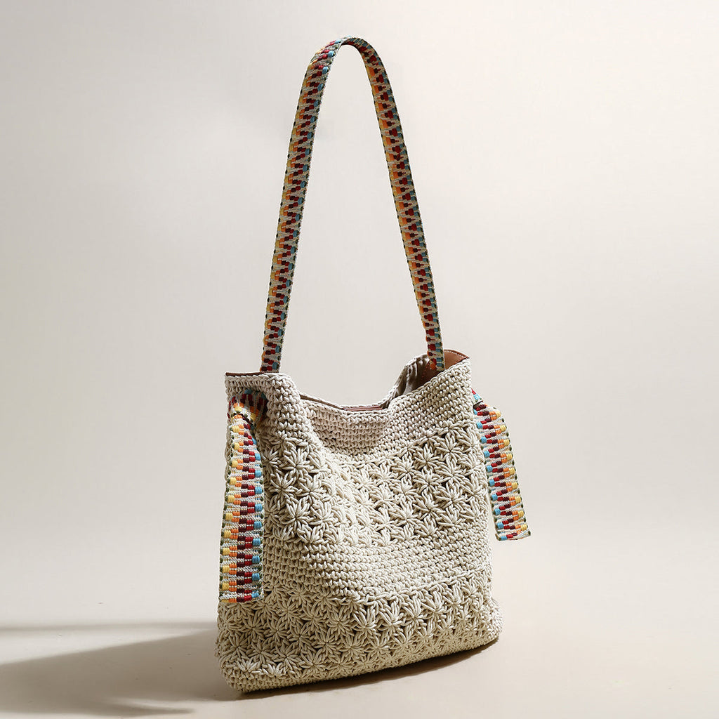 Lightweight Natural Straw Woven Tote Bag-2