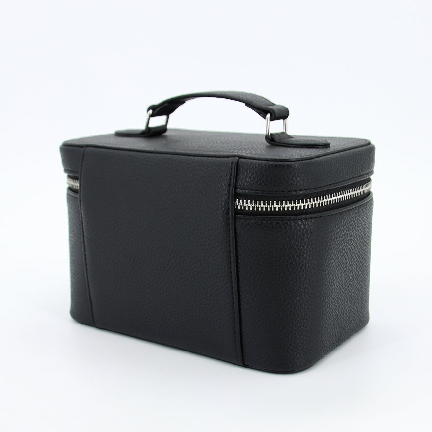 Necessär & Sminkväska – Lyxig toalettväska i läderlook (stor)