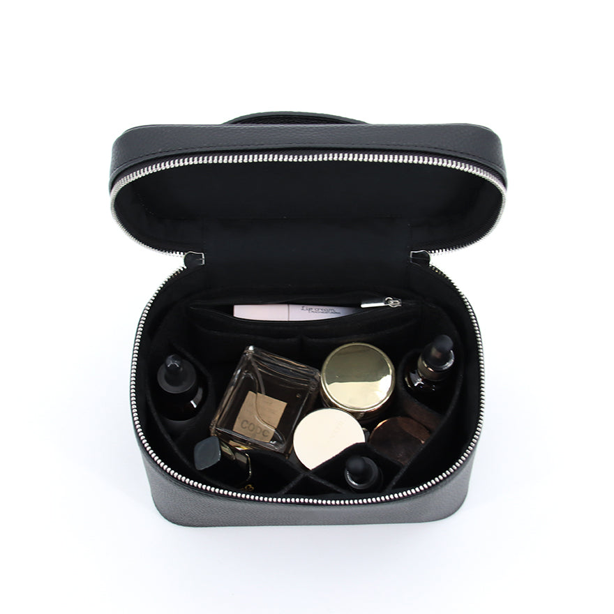 Necessär & Sminkväska – Lyxig toalettväska i läderlook (stor)