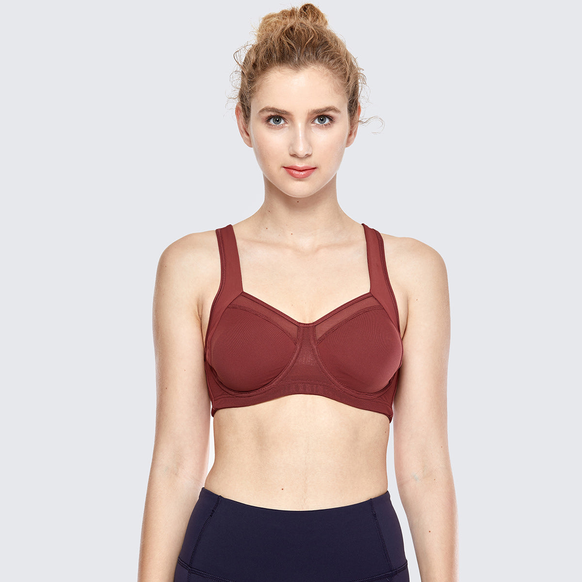 No Bounce High Support Workout Bra-4