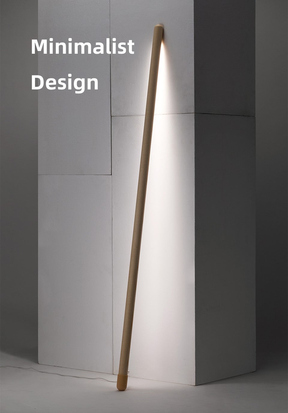 Nordic Freestanding Wood Floor Lamp-1