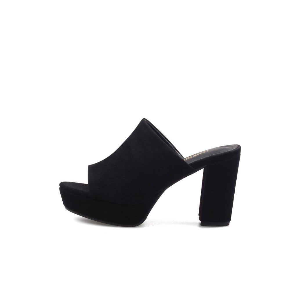Open Toe Platform Mules-0