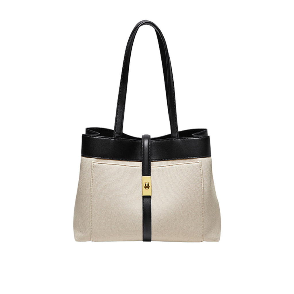 Oregon Metro Leather Buckle Strap Tote Bag-0