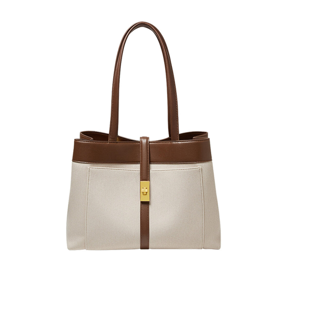 Oregon Metro Leather Buckle Strap Tote Bag-5