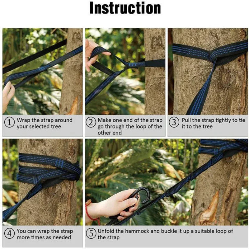 Outdoor 210T Nylon Camping Hammock