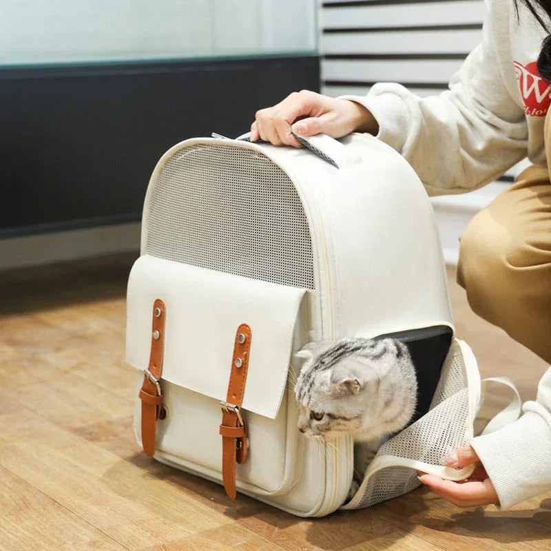 Outdoor Breathable Pet Dog Cat Backpack Bag