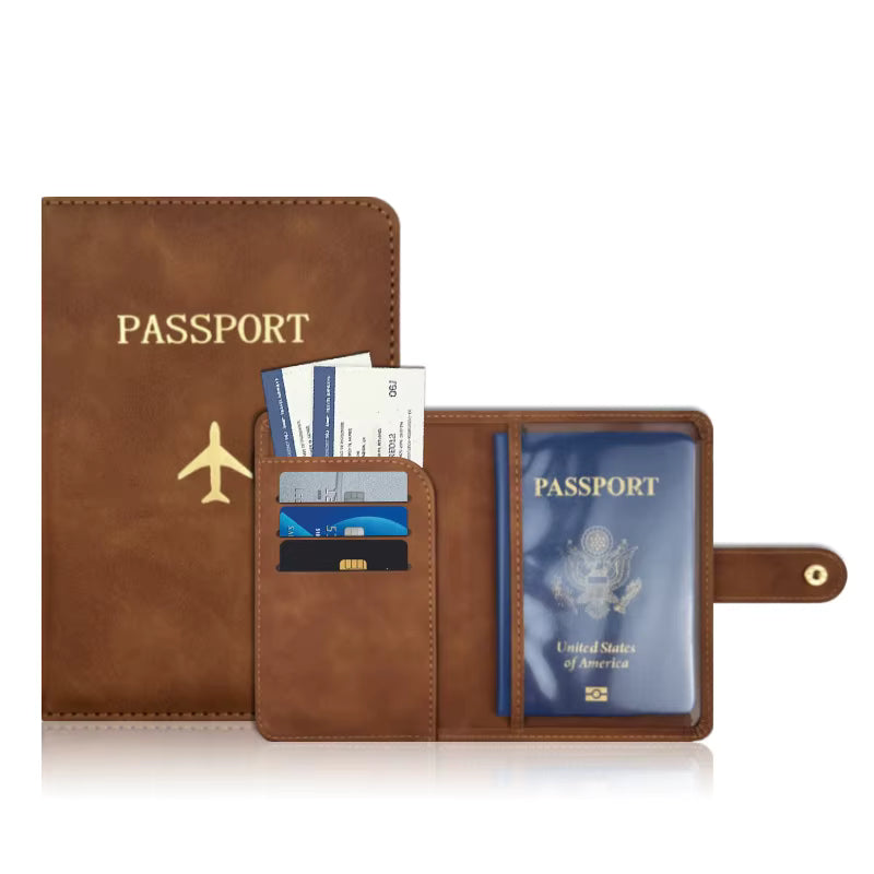 Passfodral & reseplånbok – kompakt RFID-skydd för pass och kort