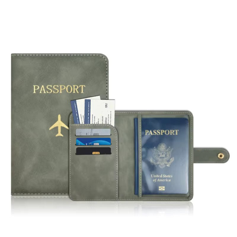 Passfodral med RFID-skydd, vattenavvisande