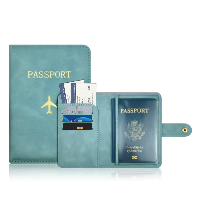 Passfodral & reseplånbok – kompakt RFID-skydd för pass och kort