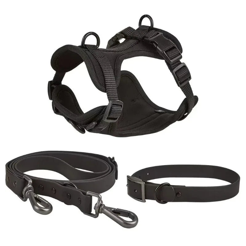 Pet Collar Dog Cat Leash & Harness Set