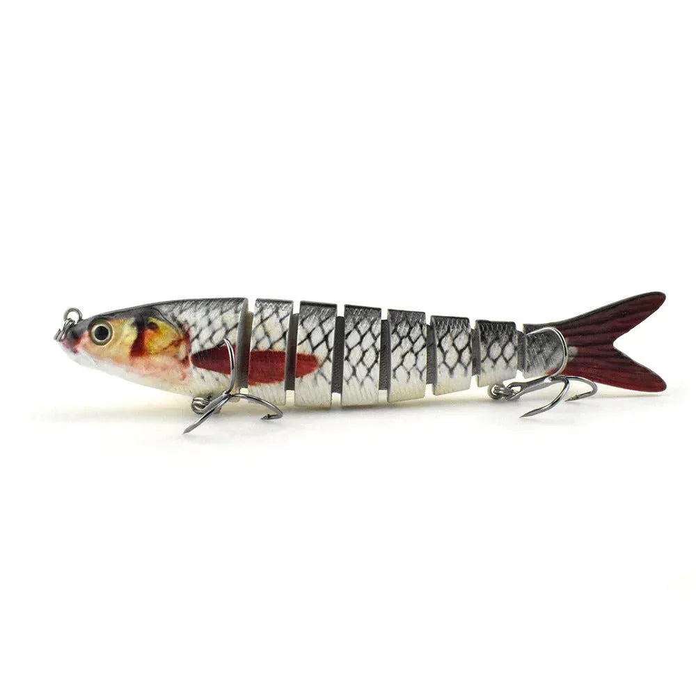 Plastic Fishing Lure With Moving Flexible Tail