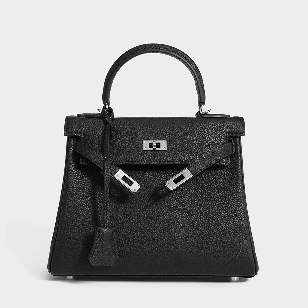 Queens Mini Top Handle Leather Bag-0