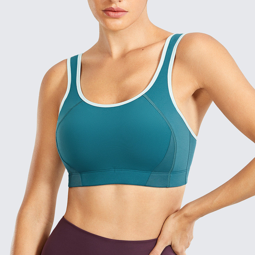 Quick Dry High Impact Padded Wireless Active Bra-1
