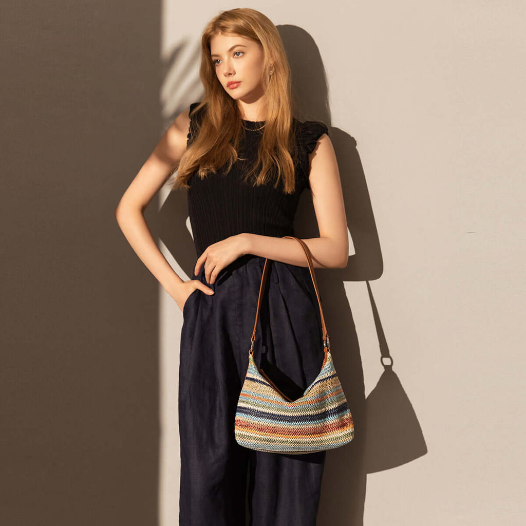 Rainbow Boho Shoulder Bag-3