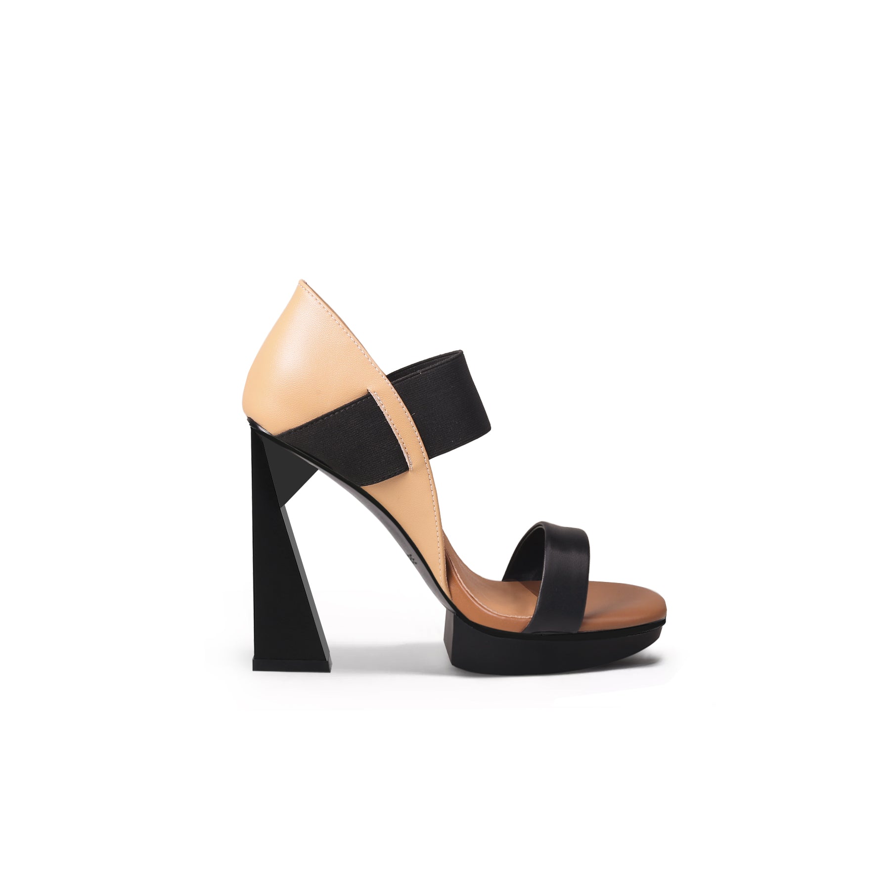 Sensual Open Toe Trape Heels-2