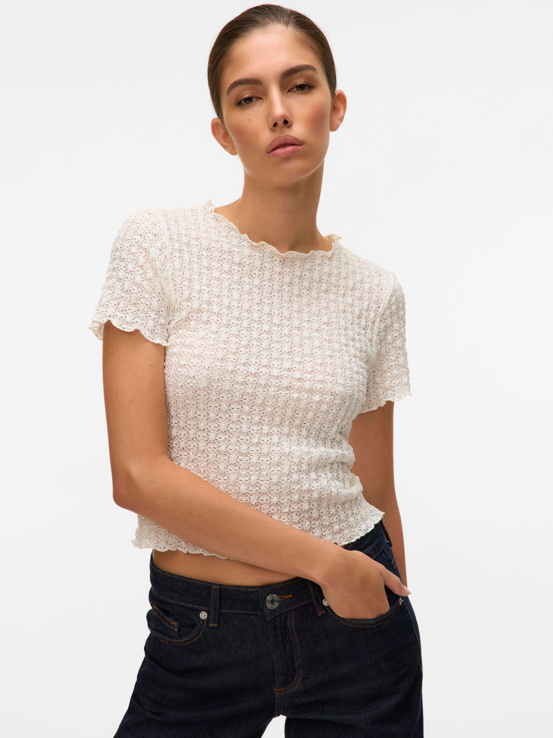 SHELBY SS O-NECK SHORT TOP