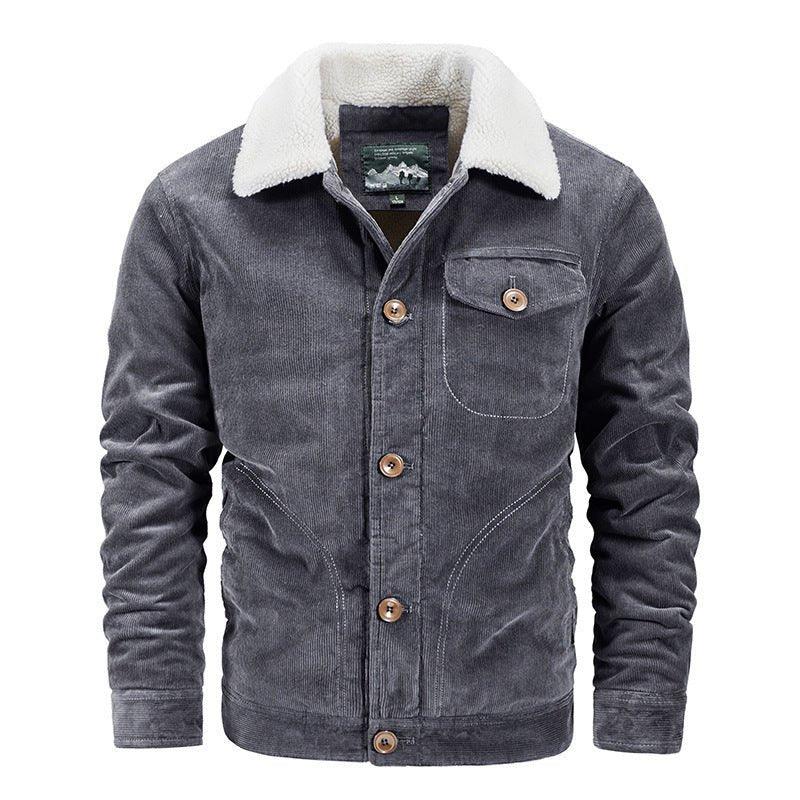 Single Breasted Warm Winter Autumn Jacket For Men