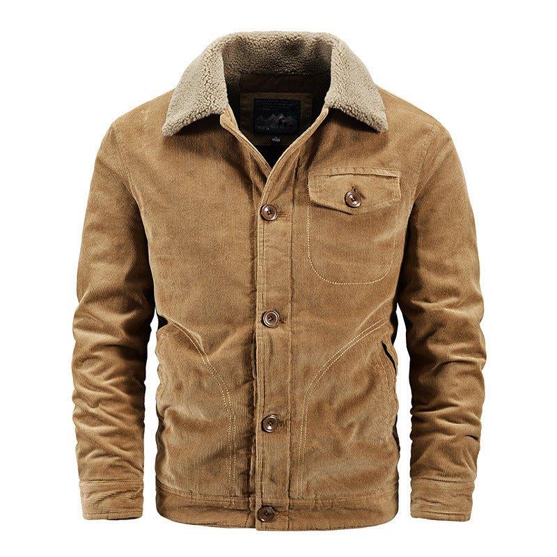 Single Breasted Warm Winter Autumn Jacket For Men