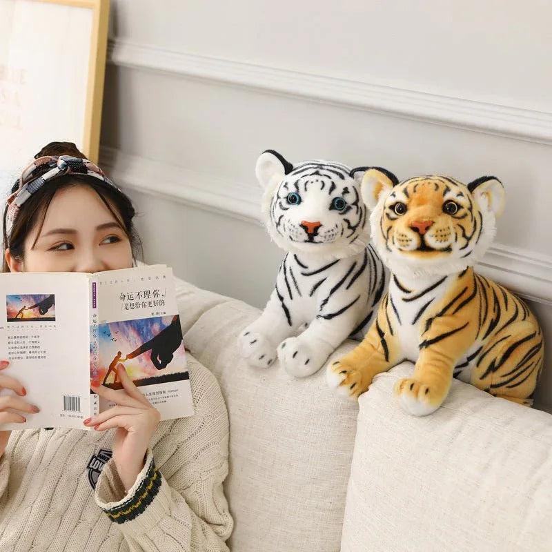 Sitting Tiger Dolls Stuffed Animals Plush Toys