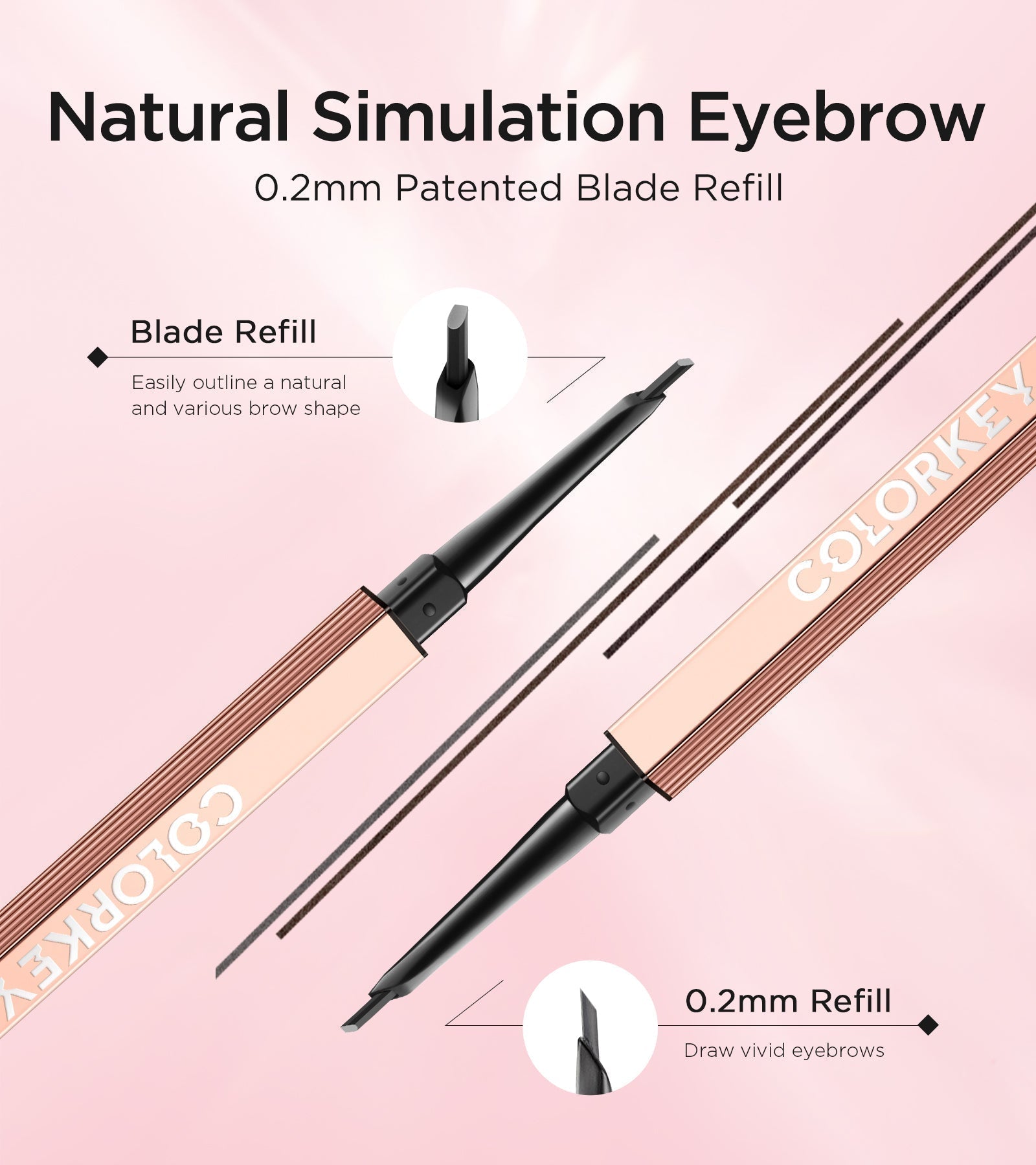 Sketch Eyebrow Pencil Blade Version 04 Gray Brown-2