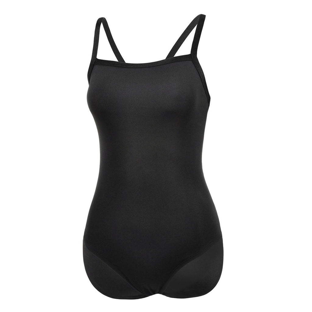 Sleek Solid Elite Training Athletic One Piece Swimsuit-3