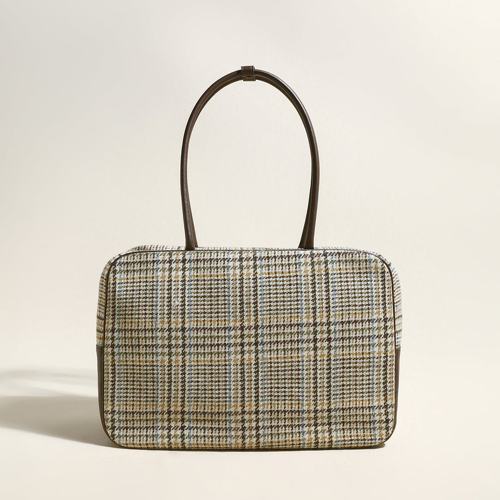 Sloane Tartan Top Handle Bag-0