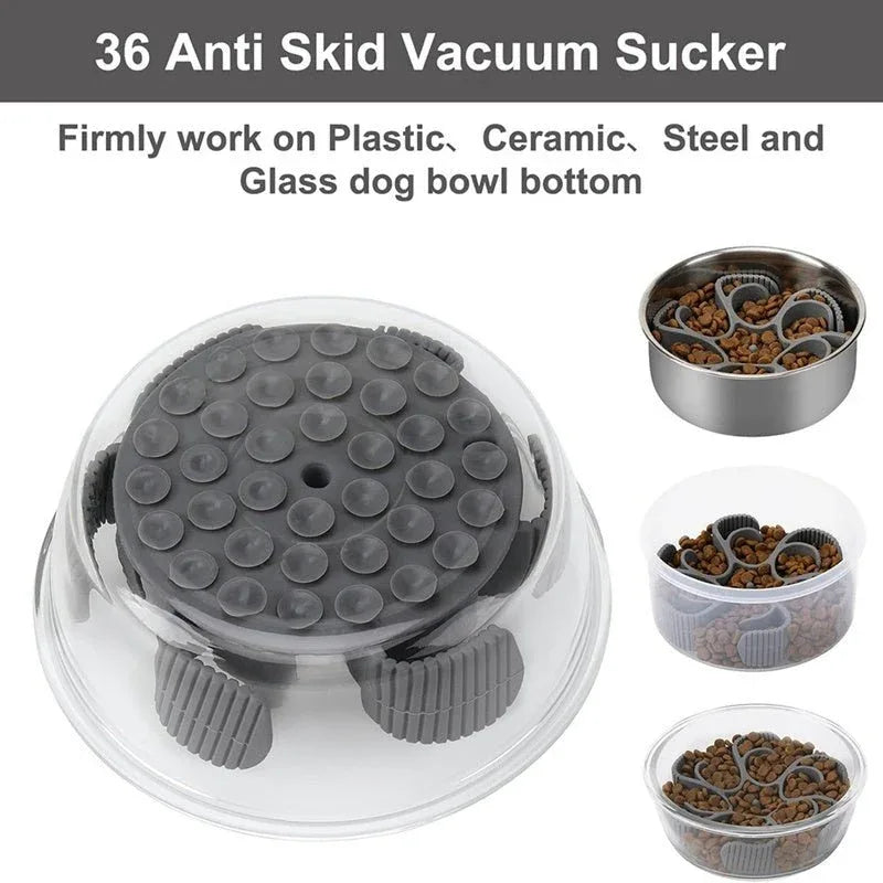 Slow Feeding Silicone Pet Dog Bowls