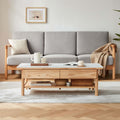Solid Wood Organic Coffee Table-0
