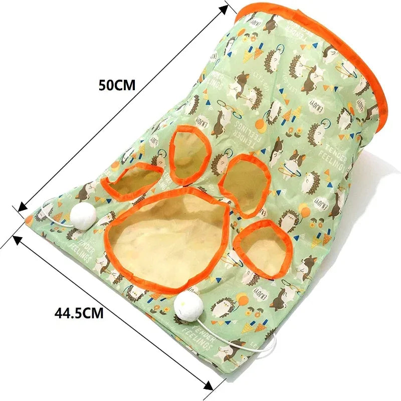 Steel Ring Cat Tunnel Toy