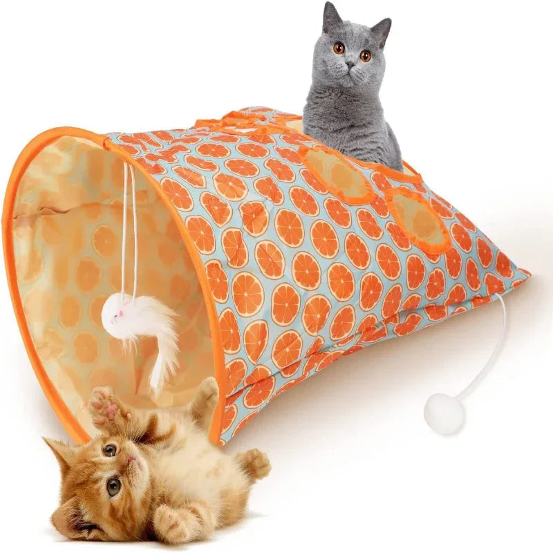 Steel Ring Cat Tunnel Toy