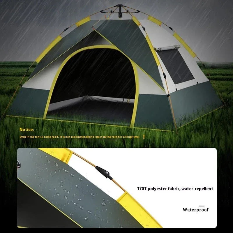 Sturdy Dark Green Outdoor Camping Tents