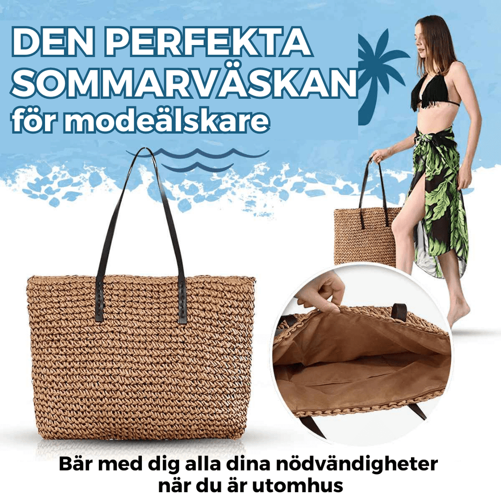 SunTote™ - Väska i vävt strå