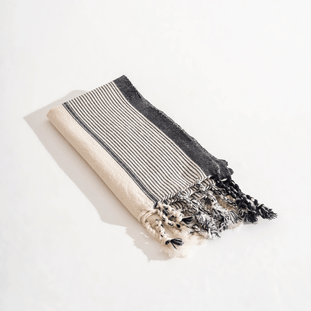 Strandhandduk beige handduksset