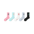 Things To Consider All-season Women 5pcs Active Crew Socks Set-0