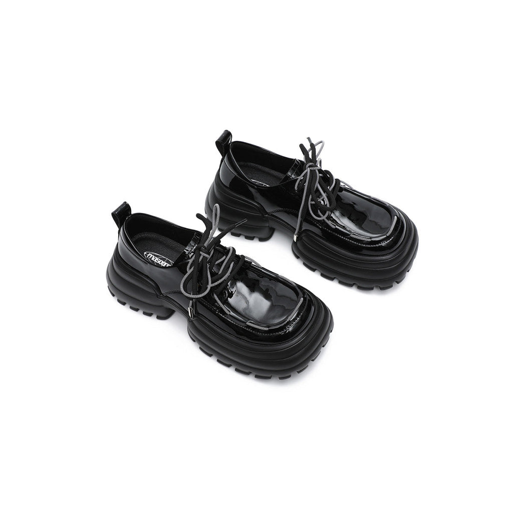 Tokyo High Platform Patent Lace Ups-2