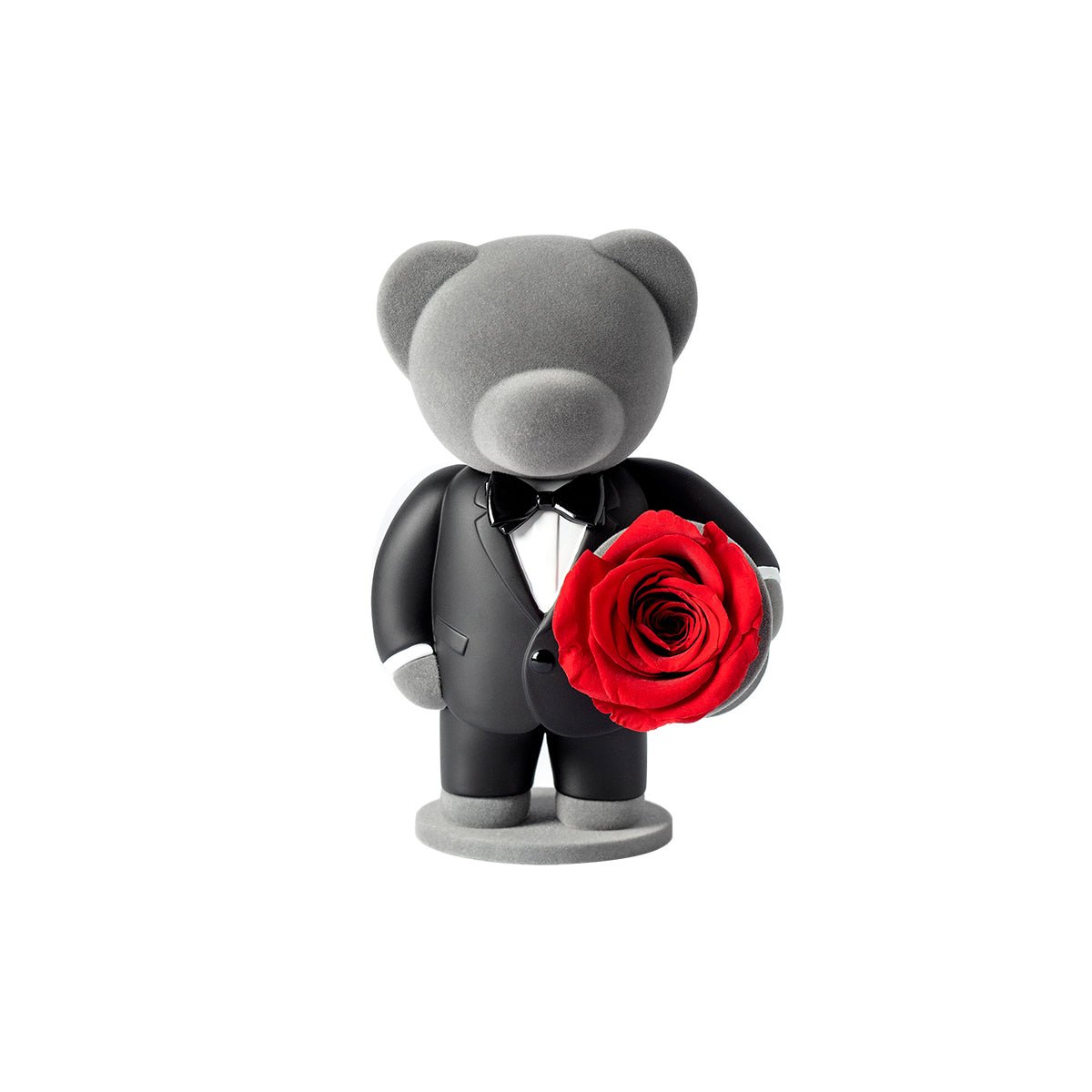 Gentleman's Promise Teddy Bear with Rose-2