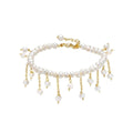 Vanity Pearl Gold Bracelet-0