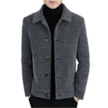 Velvet Padded Thickened Short Coat For Men
