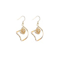 Venus Sphere Gold Earrings-0