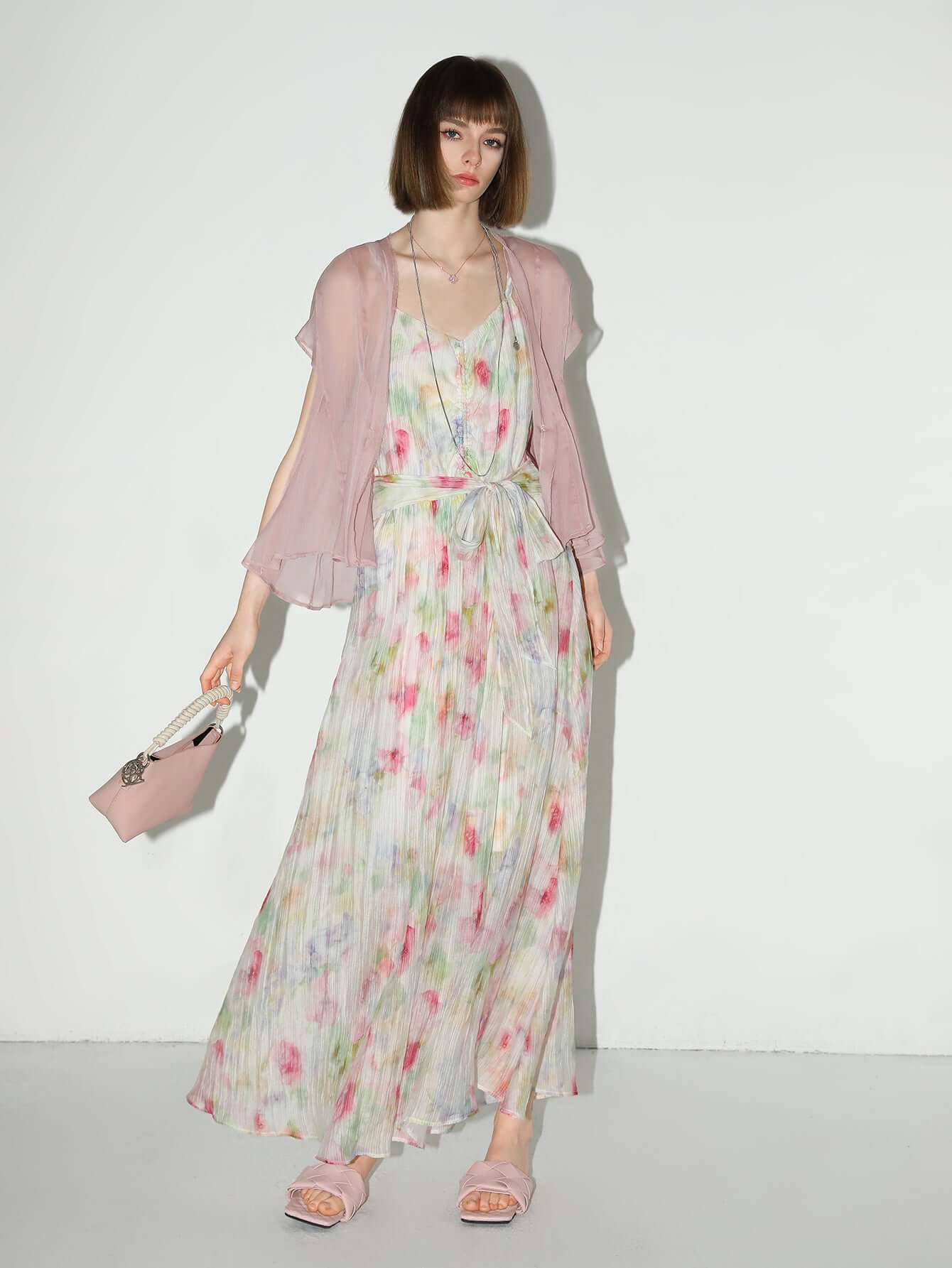 Whimsical Fairy Long Flowy Summer Dress-0