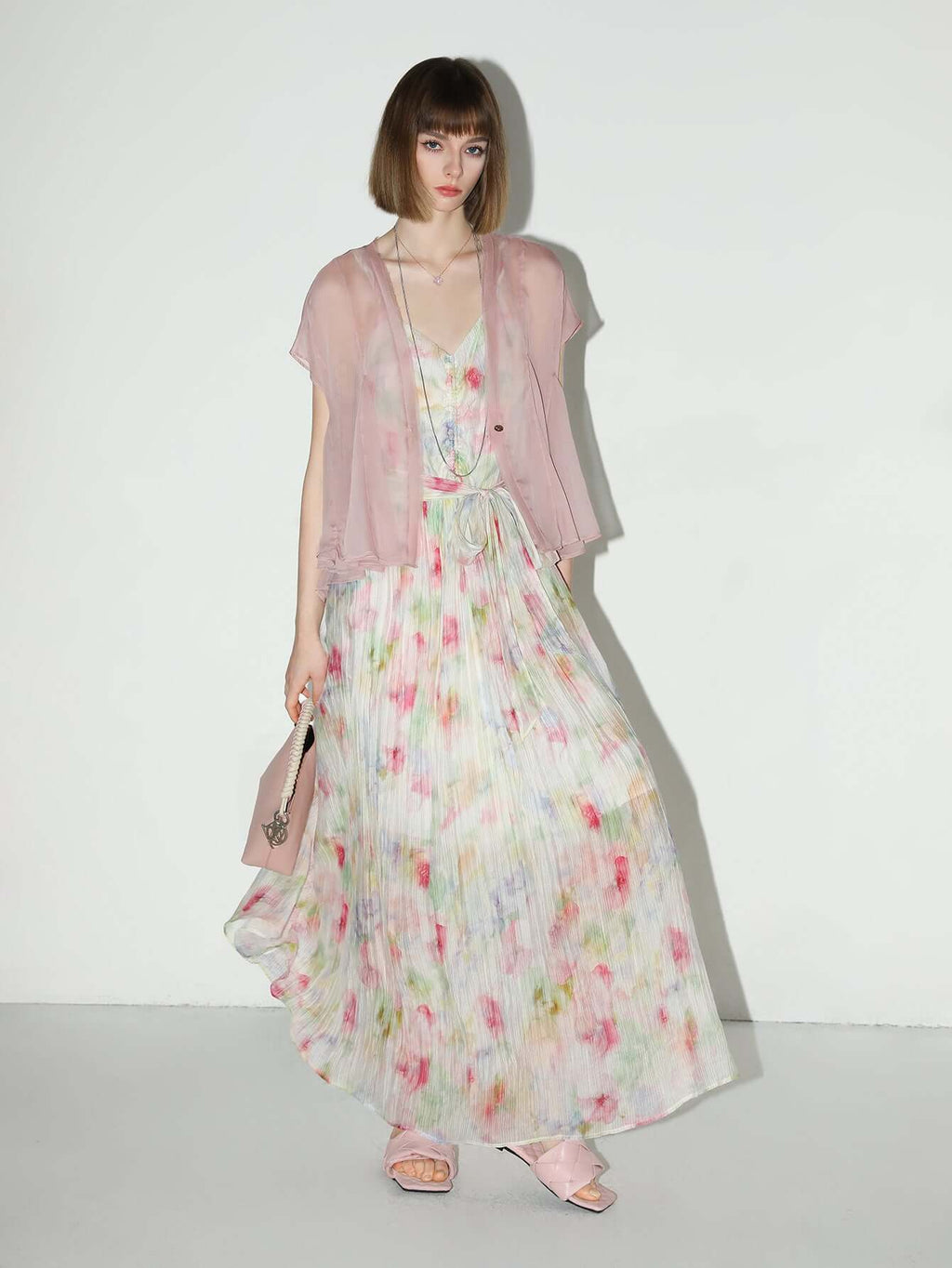 Whimsical Fairy Long Flowy Summer Dress