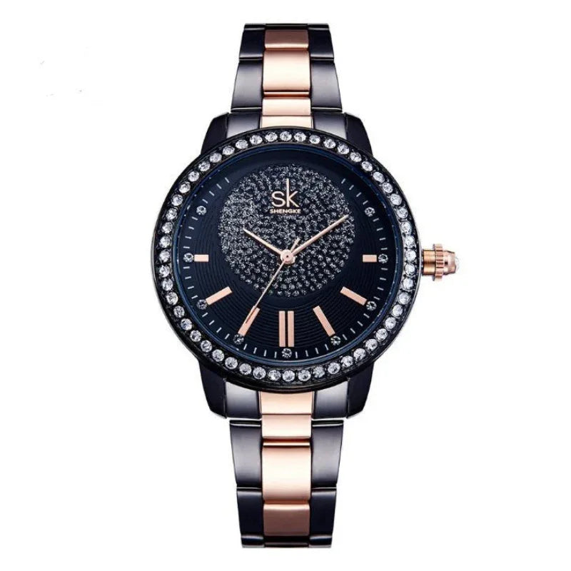 Women's Quartz Stainless Steel 30M Waterproof Watch