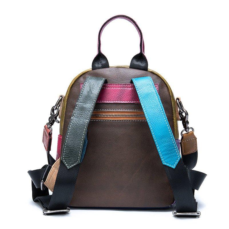 Women's Retro Vintage Leather Backpack