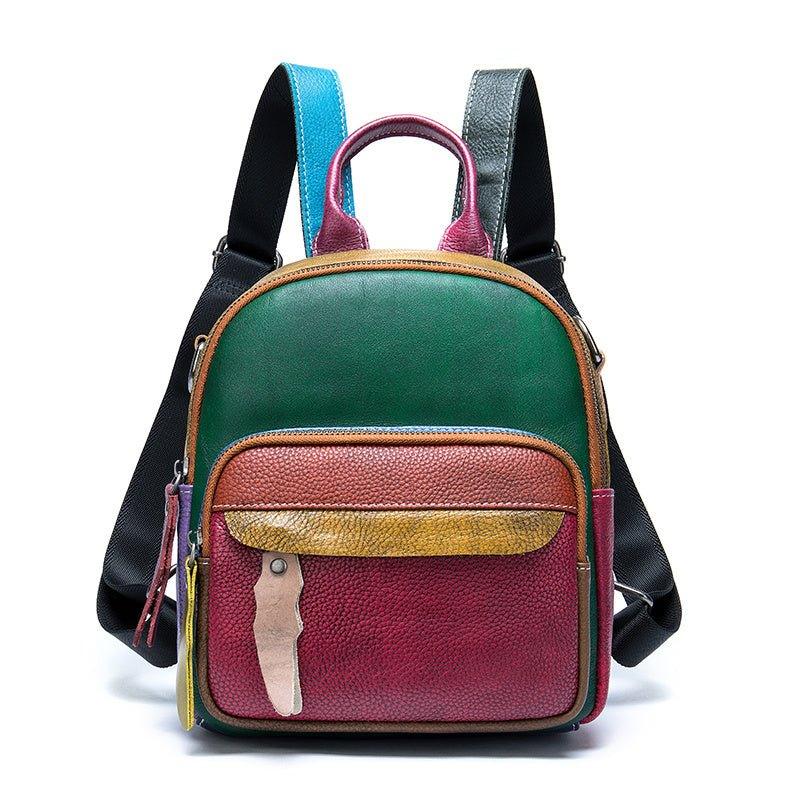 Women's Retro Vintage Leather Backpack