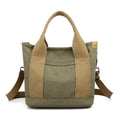 Women's Trendy Simple Fashion Style Large Capacity Commute Leisure Canvas Shoulder Bag