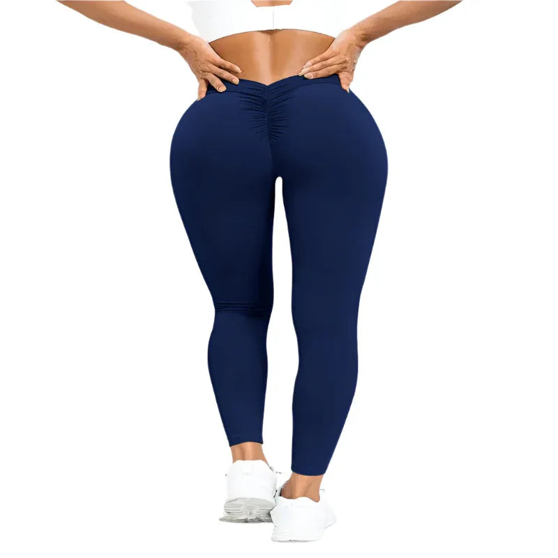 Women's Yoga Pants High Waist Lift High Elastic Tight Fitness Trousers Leggings